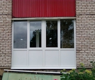 Балконная рама из ПВХ. Марьина Горка. №8