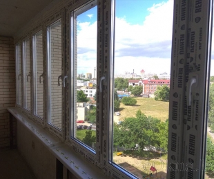 Балконная рама из ПВХ. Марьина Горка. №11