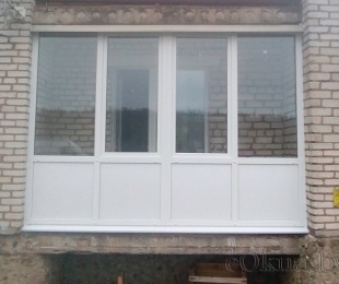 Балконная рама из ПВХ. Марьина Горка. №13