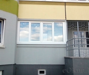 Балконная рама из ПВХ. Марьина Горка. №3