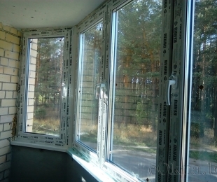 Балконная рама из ПВХ. Марьина Горка. №4