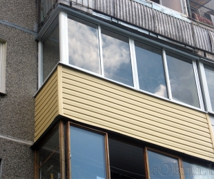 Балконная рама из алюминия. Марьина Горка. №1