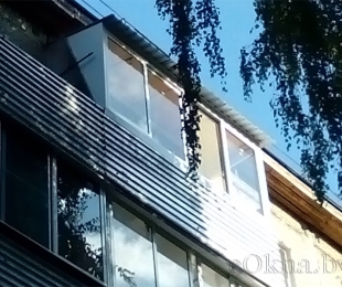 Балконная рама из алюминия. Марьина Горка. №6