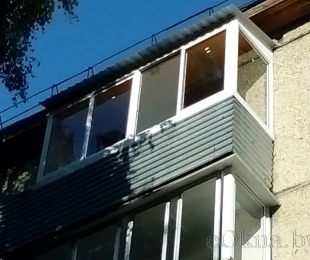 Балконная рама из алюминия. Марьина Горка. №7