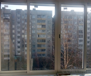 Балконная рама из алюминия. Марьина Горка. №2